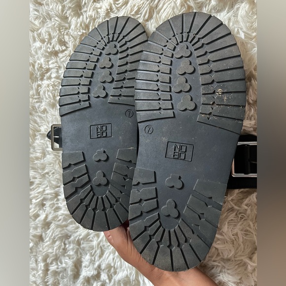 Black small platform sandals -pink style - Picture 5 of 5